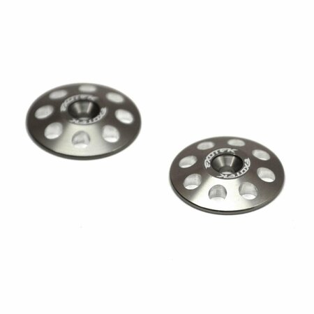 EXOTEK RACING 22 mm 1 by 8 Scale Extra Large Wing Buttons, Gunmetal, 2PK EXO1665GUN